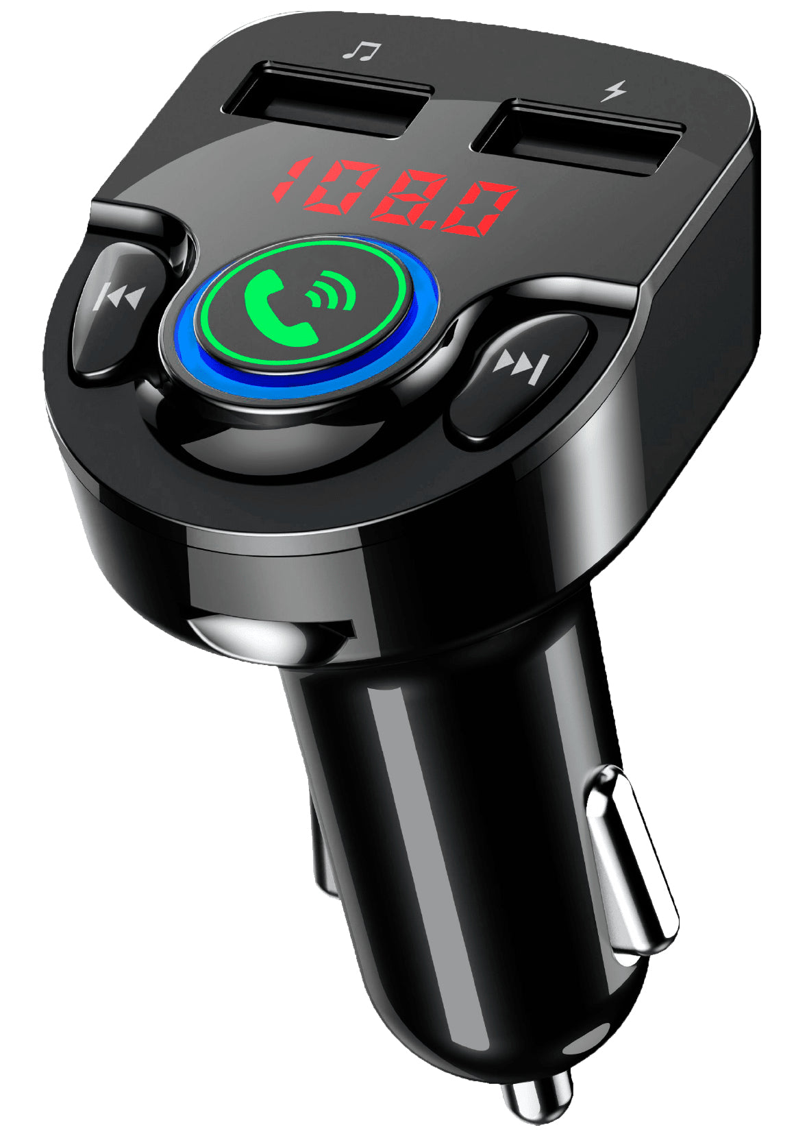 Perfect Choice PC-331148 transmisor FM 87.5 - 108 MHz Alámbrico Negro