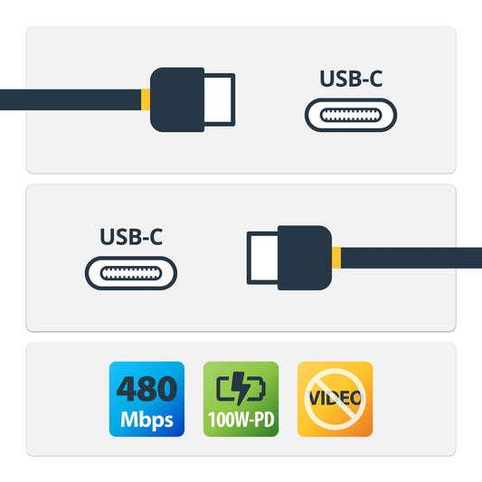 StarTech.com USB2C5C2MW cable USB USB 2.0 0.48 Gbit/s