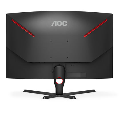 Monitor AOC 31.5" Gaming Curvo C32G3E Led 1920x1080 Full HD FreeSync 165Hz HDMI DisplayPort Negro