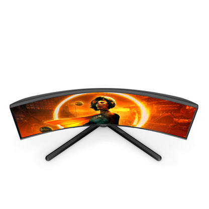 Monitor AOC 31.5" Gaming Curvo C32G3E Led 1920x1080 Full HD FreeSync 165Hz HDMI DisplayPort Negro