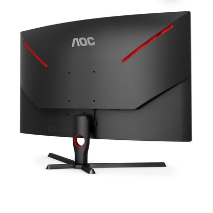 Monitor AOC 31.5" Gaming Curvo C32G3E Led 1920x1080 Full HD FreeSync 165Hz HDMI DisplayPort Negro