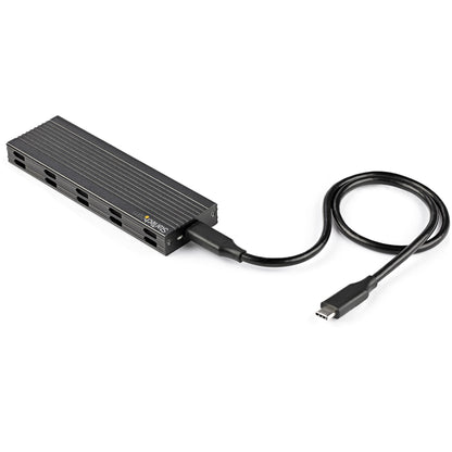 StarTech.com SM2E1BMU31C caja para disco duro externo Carcasa para SSD Negro