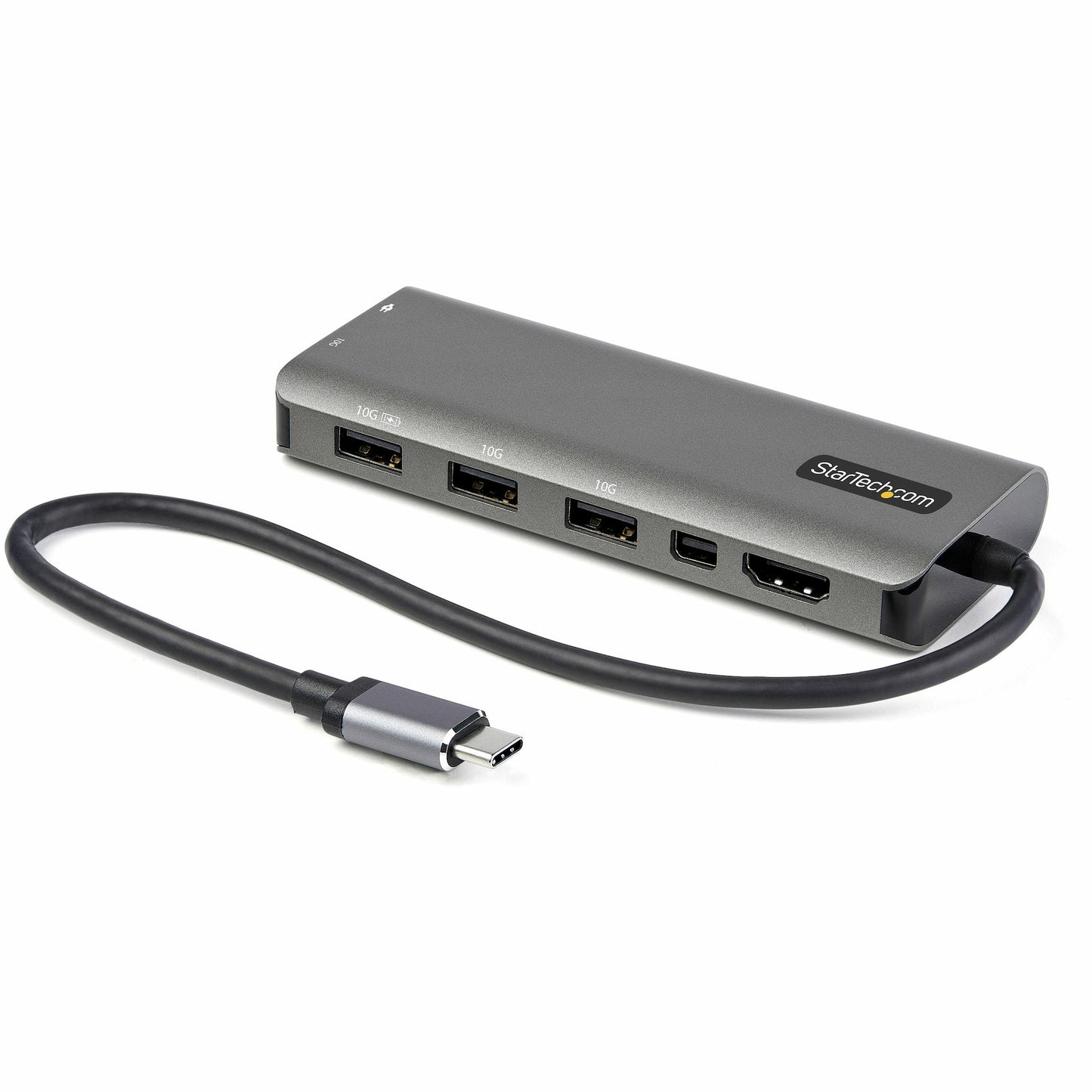 StarTech.com DKT31CMDPHPD base para laptop o replicador de puertos Alámbrico USB 3.2 Gen 1 (3.1 Gen 1) Type-C Negro, Plata