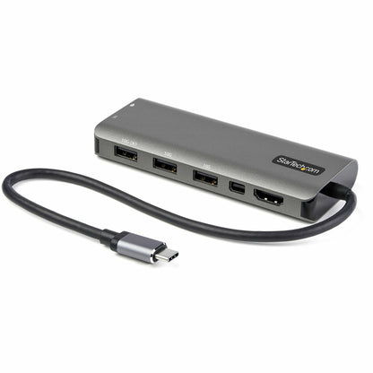 StarTech.com DKT31CMDPHPD base para laptop o replicador de puertos Alámbrico USB 3.2 Gen 1 (3.1 Gen 1) Type-C Negro, Plata
