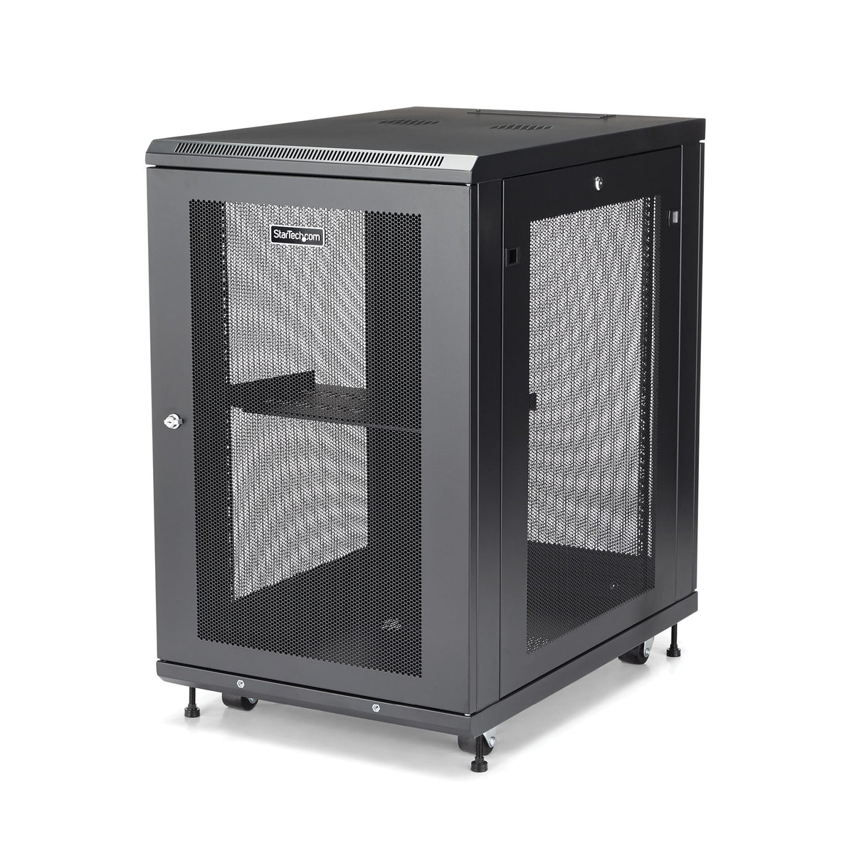 StarTech.com RK1833BKM armario rack Rack o bastidor independiente Negro