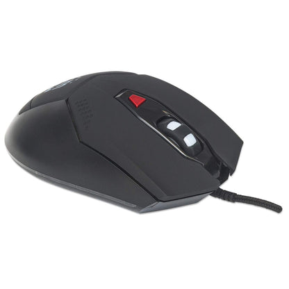 Manhattan 176071 ratón Juego Ambidiestro USB tipo A 2400 DPI