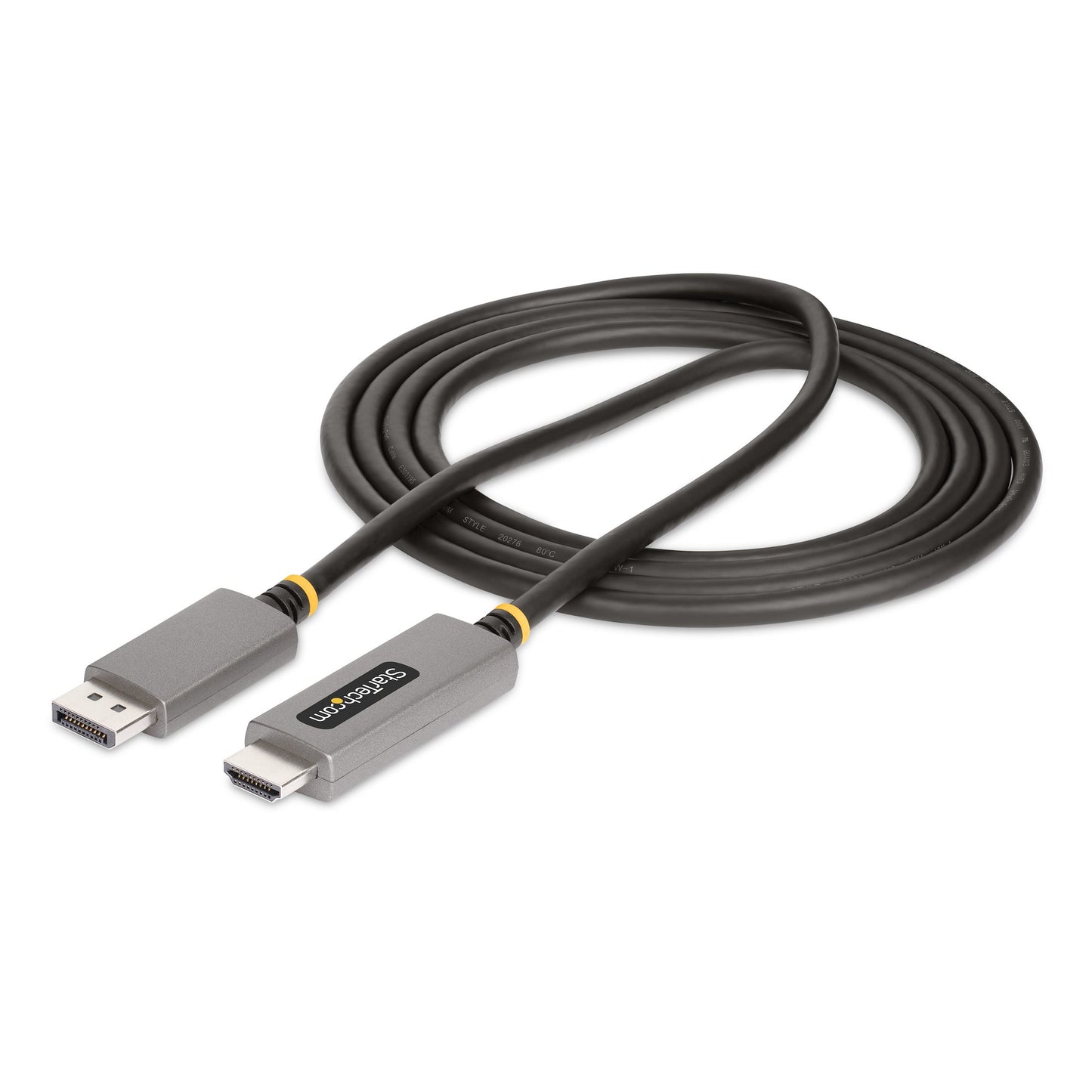 StarTech.com 133DISPLAYPORTHDMI21 adaptador de cable de vídeo Negro, Plata