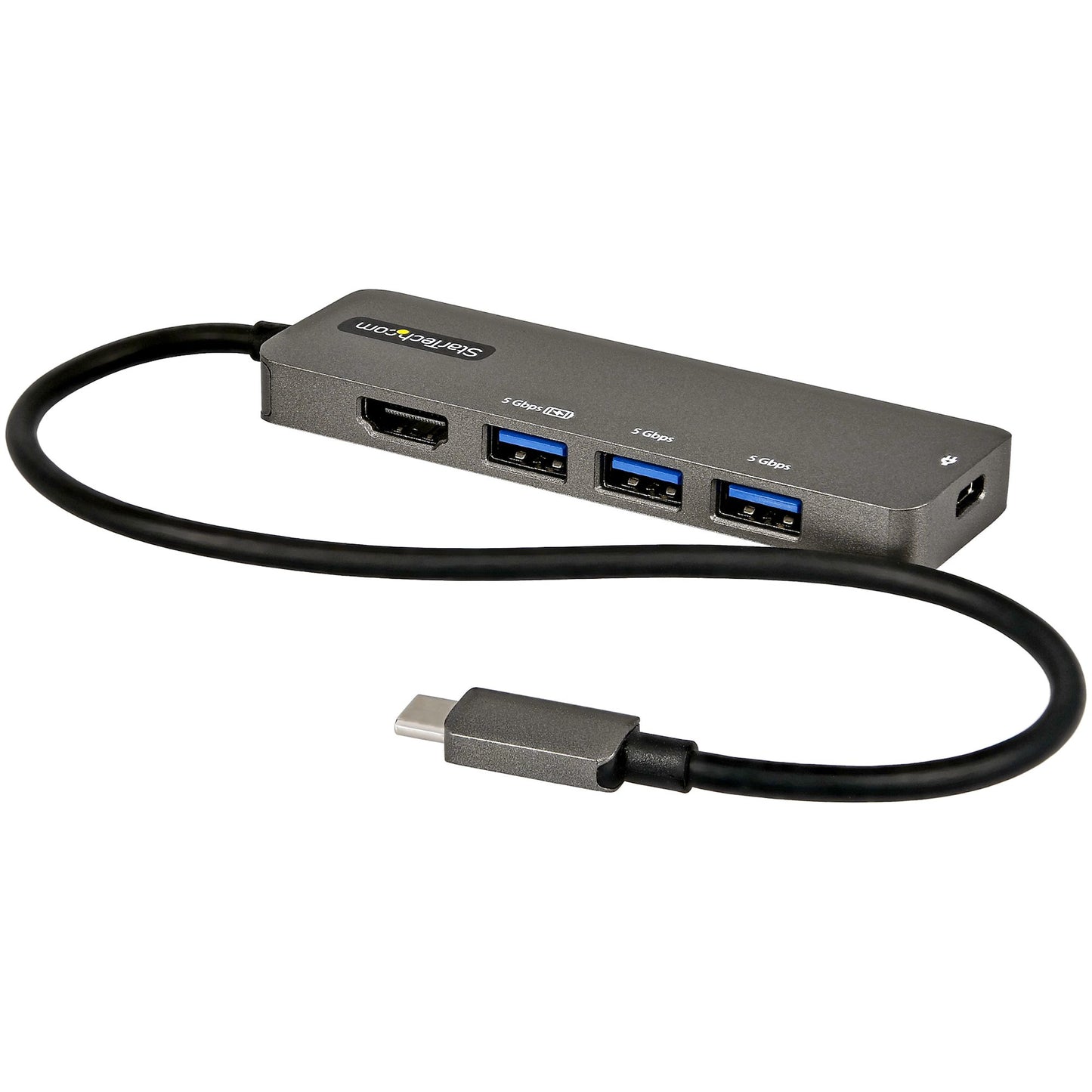 StarTech.com DKT30CHPD3 base para laptop o replicador de puertos USB 3.2 Gen 1 (3.1 Gen 1) Type-C Negro, Gris