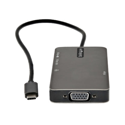 StarTech.com DKT30CHVPD2 base para laptop o replicador de puertos USB 3.2 Gen 1 (3.1 Gen 1) Type-C Negro, Gris