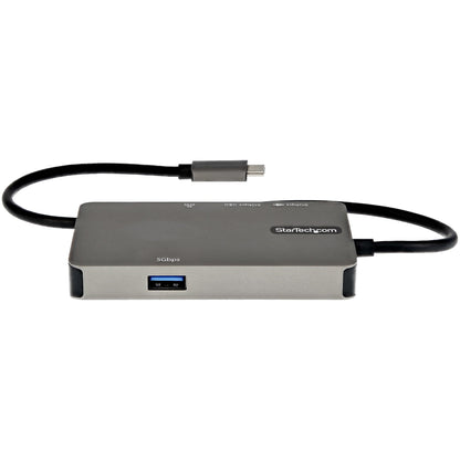 StarTech.com DKT30CHVPD2 base para laptop o replicador de puertos USB 3.2 Gen 1 (3.1 Gen 1) Type-C Negro, Gris