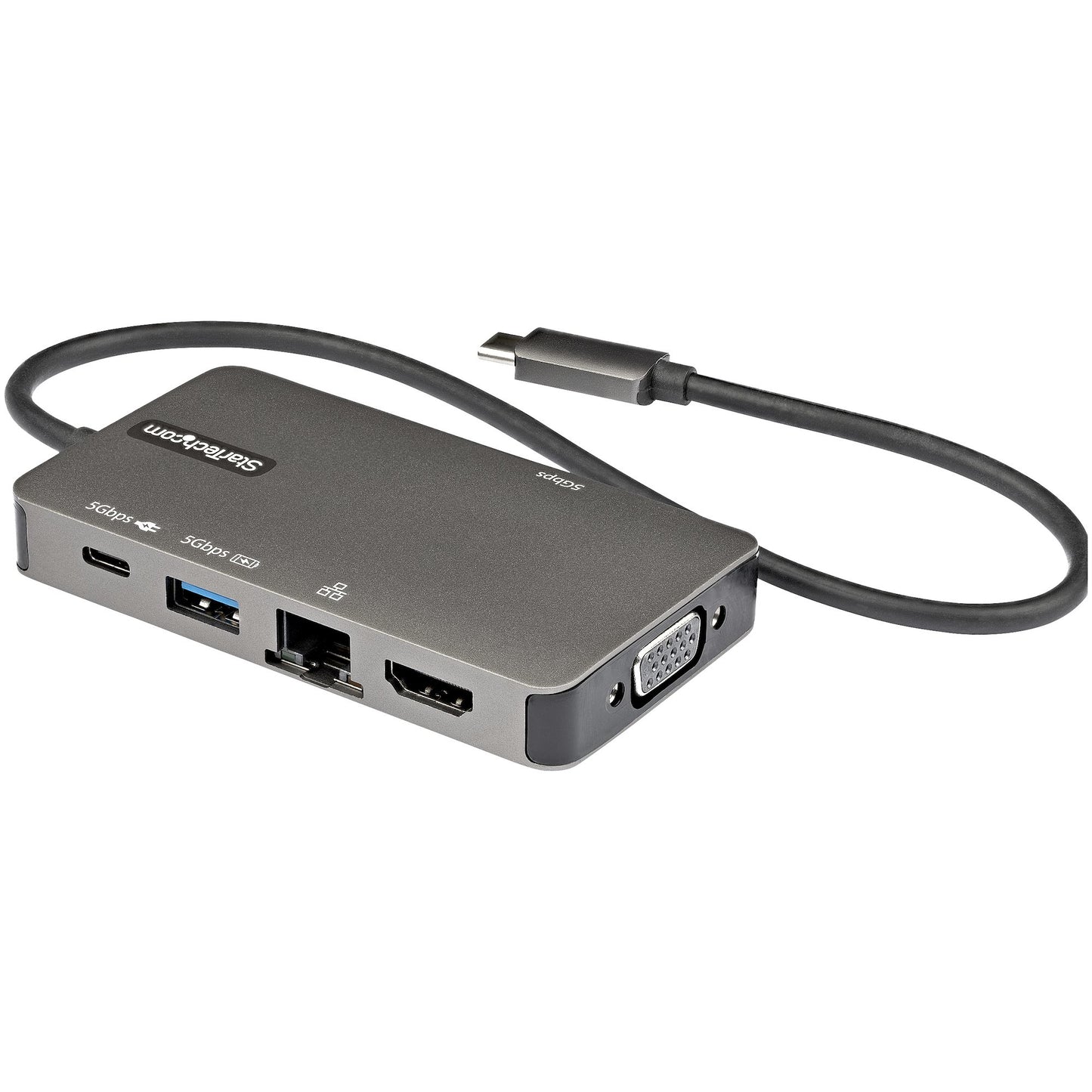 StarTech.com DKT30CHVPD2 base para laptop o replicador de puertos USB 3.2 Gen 1 (3.1 Gen 1) Type-C Negro, Gris