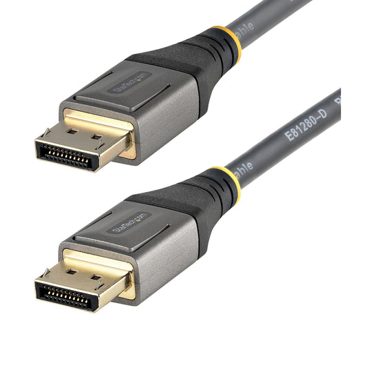 StarTech.com DP14VMM1M cable DisplayPort Negro, Gris