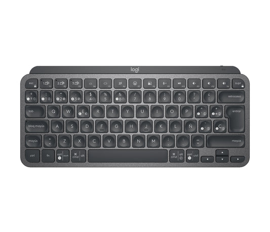 Teclado Logitech MX Keys Mini Inalámbrico Minimalista Color Grafito