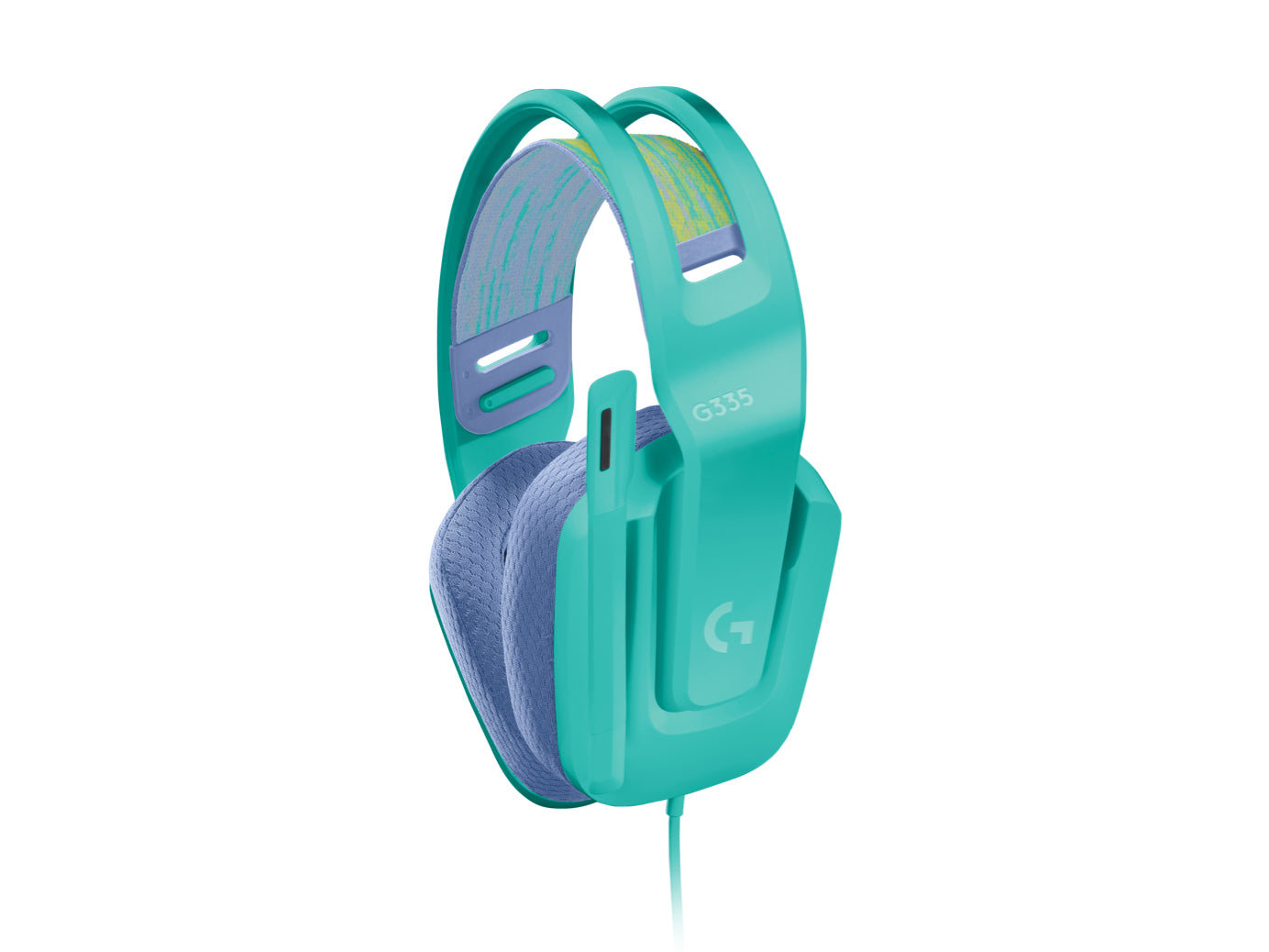 Audífonos Logitech G335 Gaming Micrófono/Cable 3.5mm Color Menta