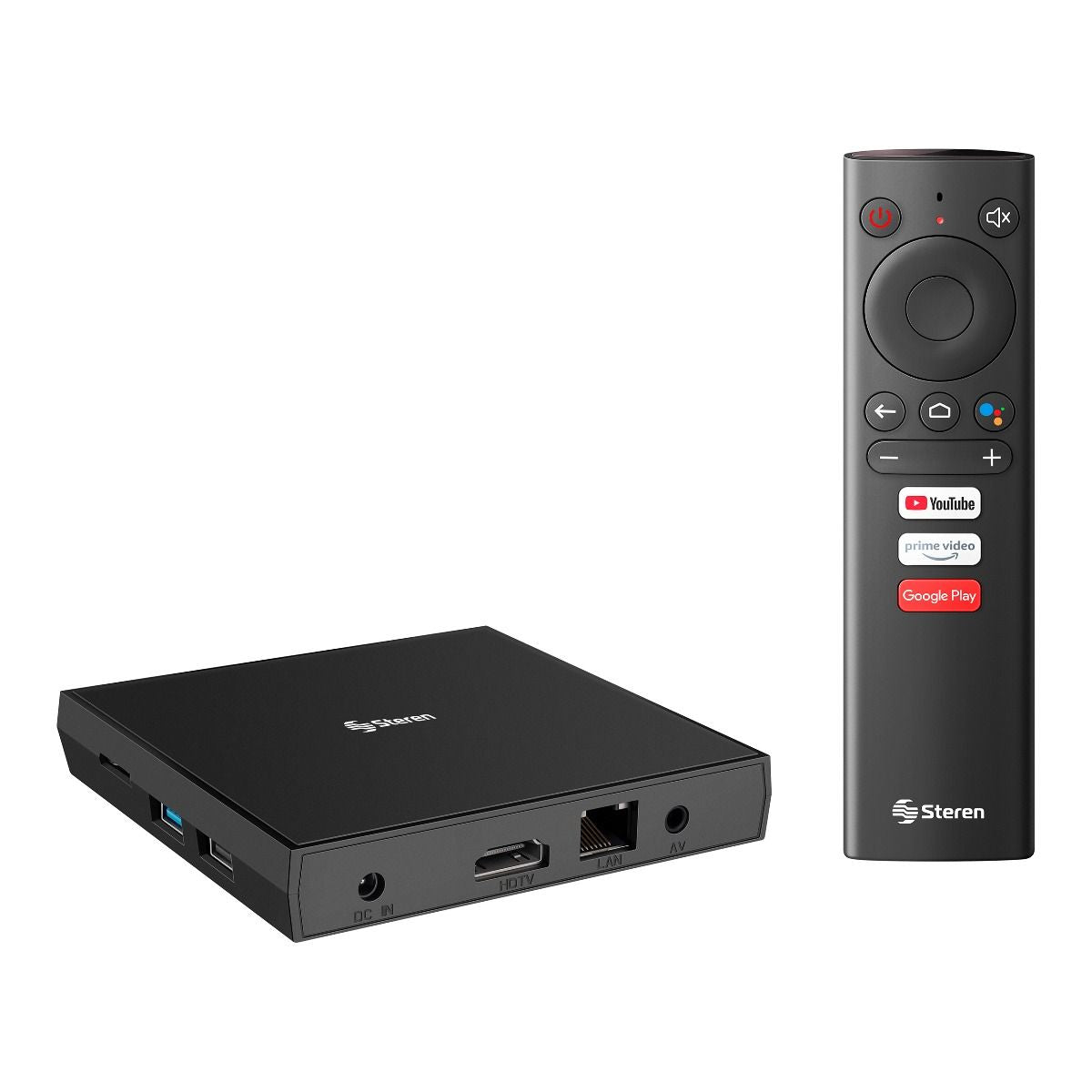 Sistema Android TV Box Steren Google Chrome Cast Color Negro