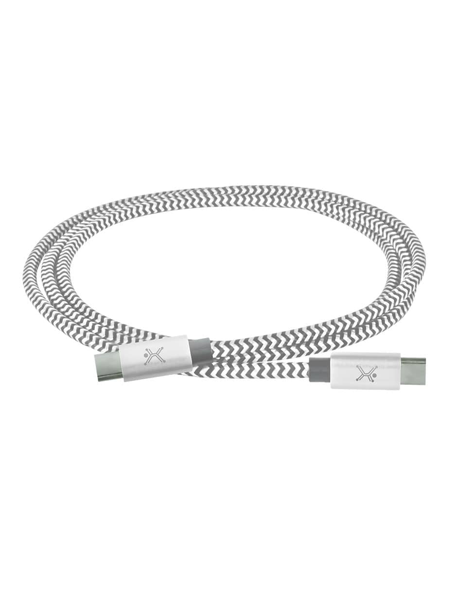 Perfect Choice PC-101697 cable USB USB 2.0 1 m USB C Blanco, Gris