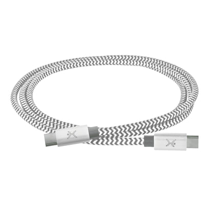 Perfect Choice PC-101697 cable USB USB 2.0 1 m USB C Blanco, Gris