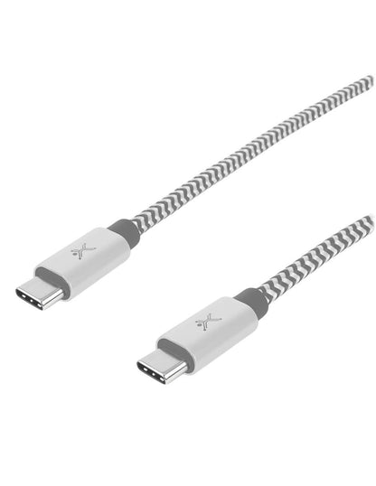 Perfect Choice PC-101697 cable USB USB 2.0 1 m USB C Blanco, Gris