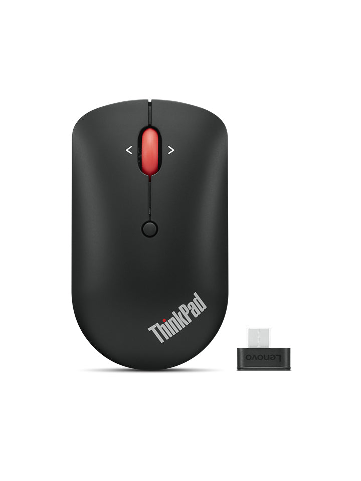 Lenovo ThinkPad USB-C Wireless Compact ratón Oficina Ambidiestro RF inalámbrico Óptico 2400 DPI