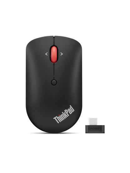 Lenovo ThinkPad USB-C Wireless Compact ratón Oficina Ambidiestro RF inalámbrico Óptico 2400 DPI