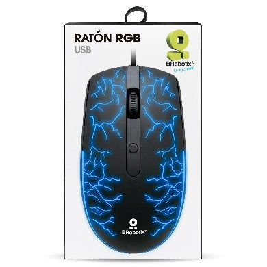 BRobotix 263946 ratón Juego Ambidiestro Óptico 1600 DPI