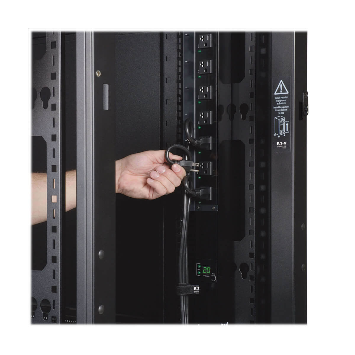 Tripp Lite SR42UB armario rack Rack o bastidor independiente Negro