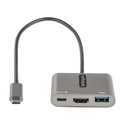 StarTech.com CDP2HDUACP2 base para laptop o replicador de puertos Alámbrico USB 3.2 Gen 1 (3.1 Gen 1) Type-C Gris