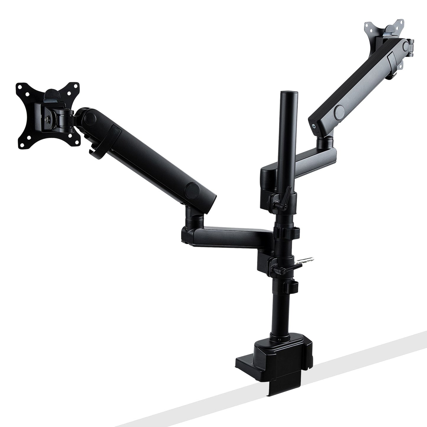 StarTech.com ARMDUALPIVOT soporte para pantalla plana 81.3 cm (32") Escritorio Negro