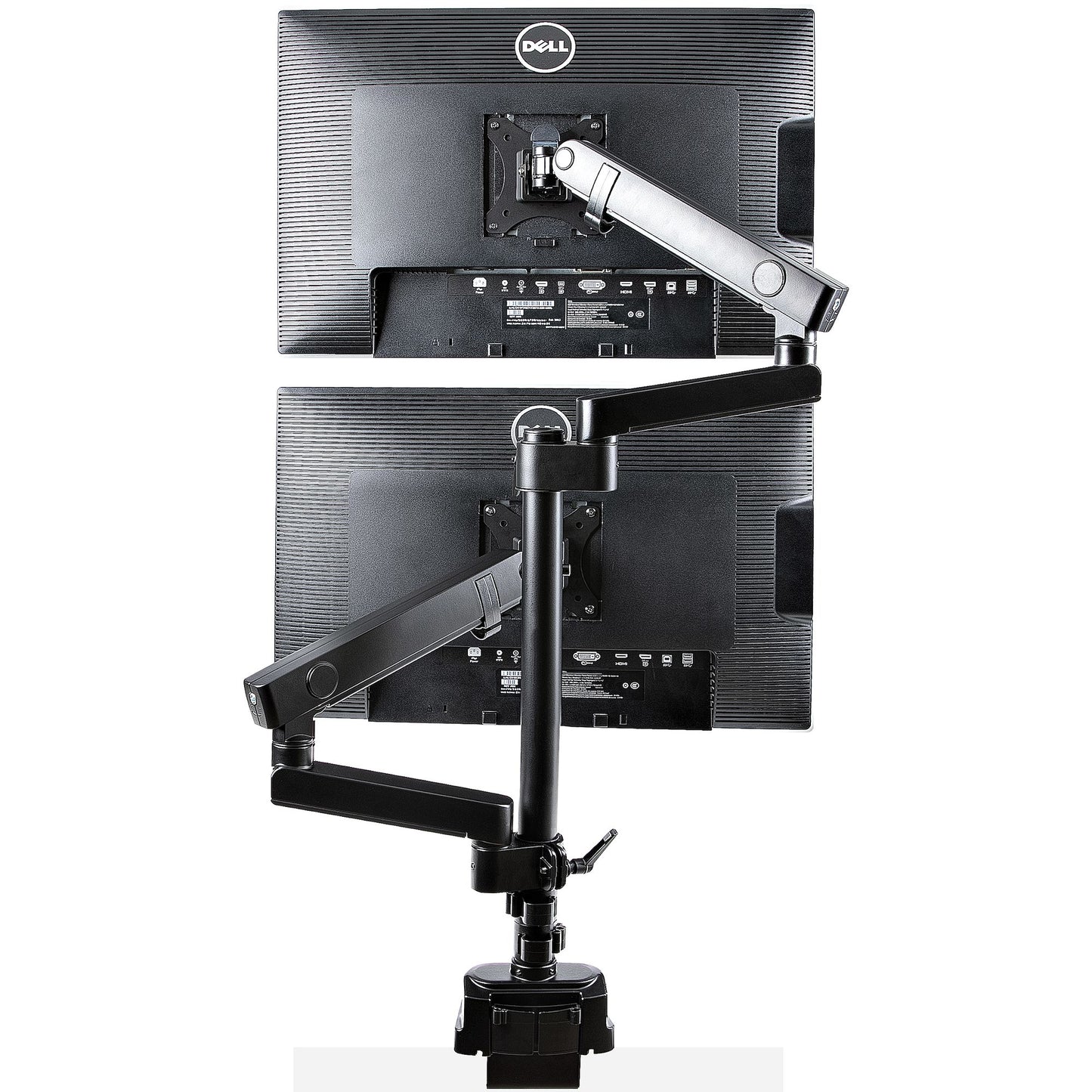 StarTech.com ARMDUALPIVOT soporte para pantalla plana 81.3 cm (32") Escritorio Negro