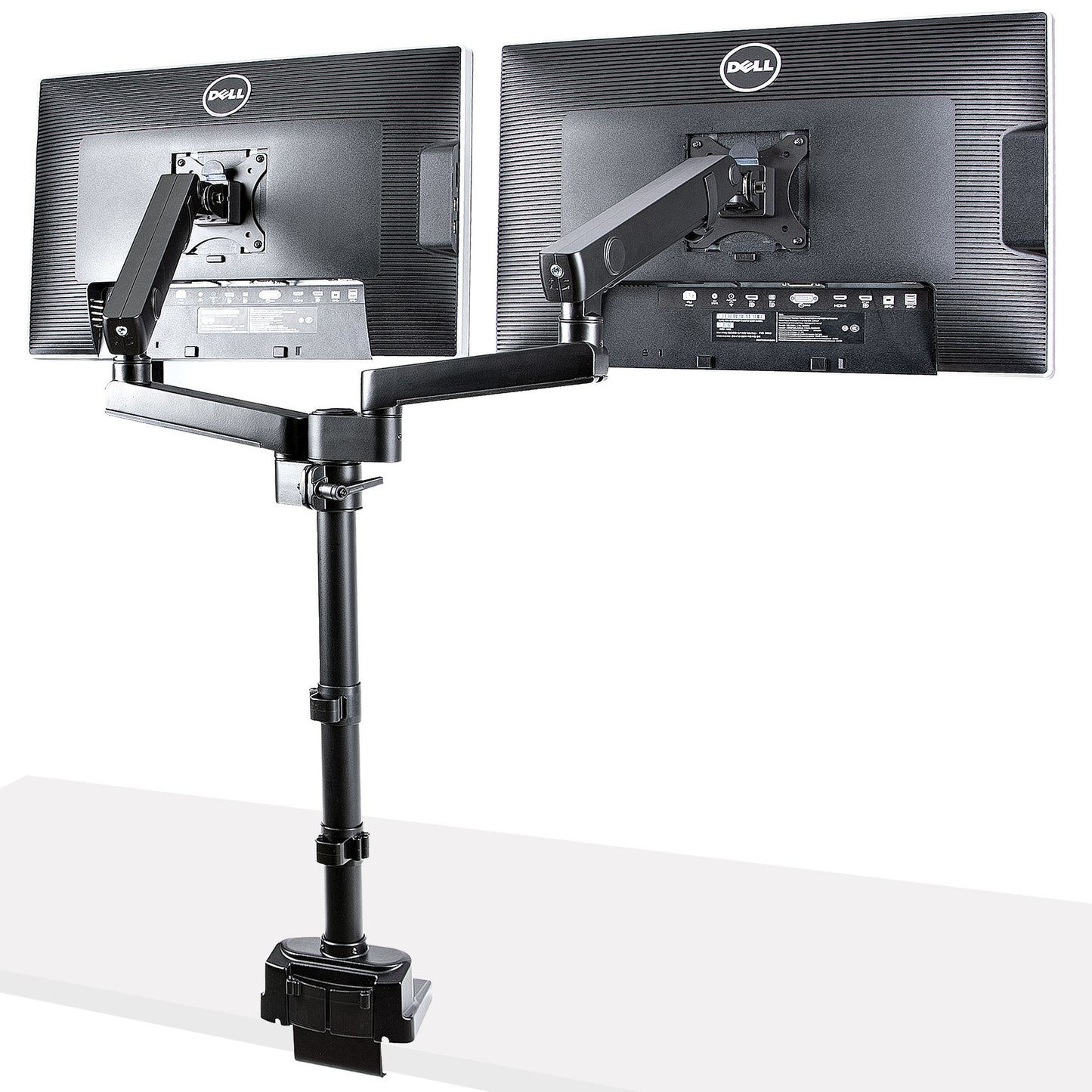 StarTech.com ARMDUALPIVOT soporte para pantalla plana 81.3 cm (32") Escritorio Negro
