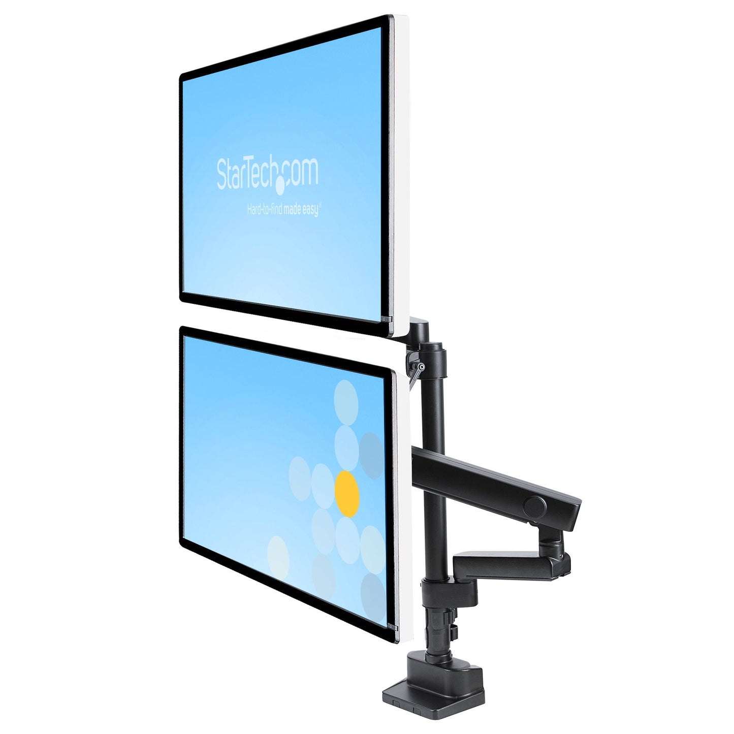 StarTech.com ARMDUALPIVOT soporte para pantalla plana 81.3 cm (32") Escritorio Negro