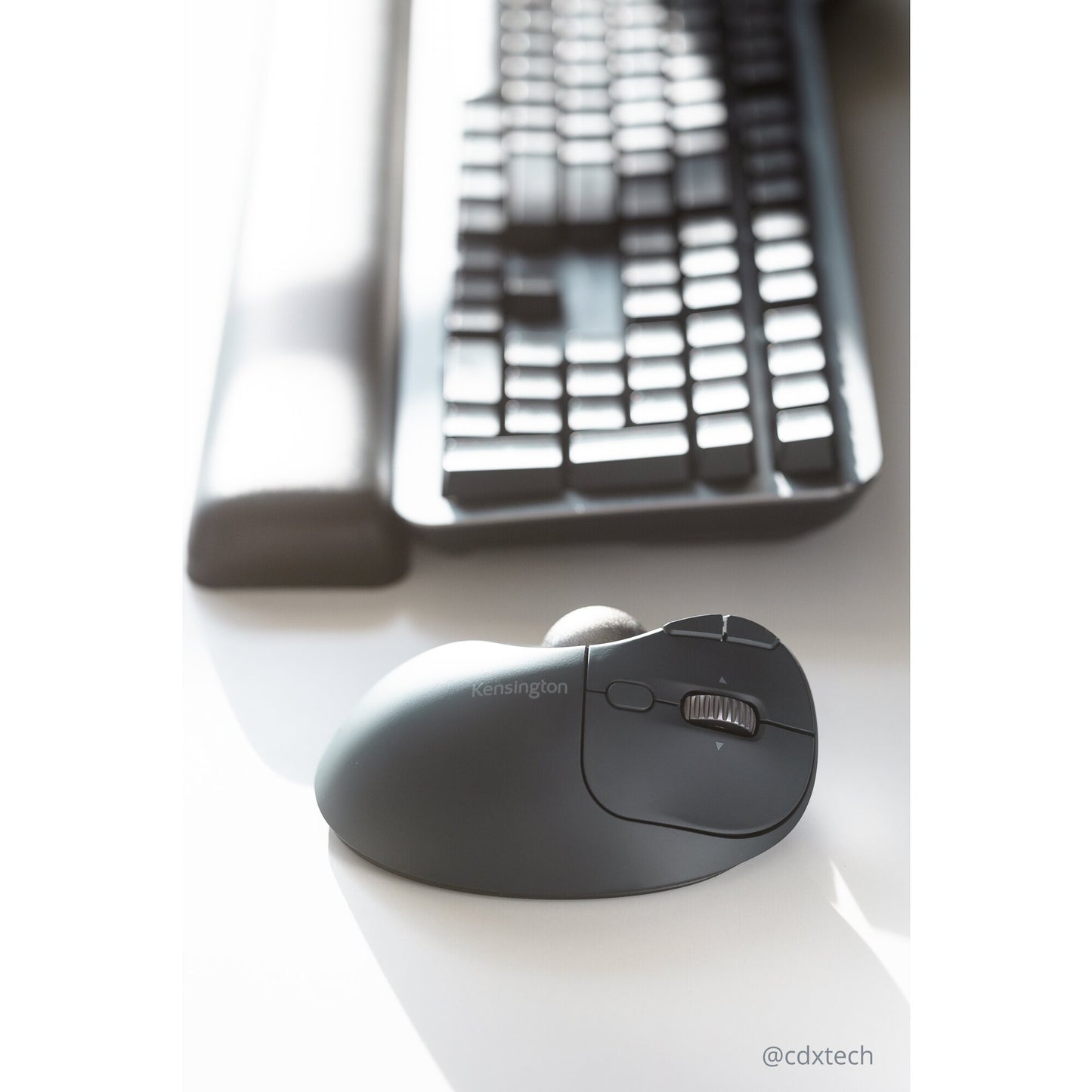 Kensington Pro Fit Ergo TB550 ratón Diestro RF inalámbrico + bluetooth