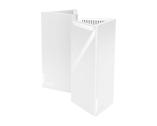 Router MSI con Sistema de Red Wi-Fi en Malla Roamii BE Lite 2882Mbit/s 3x RJ-45 2.4/5GHz 4 Antenas Internas 2 pz Blanco