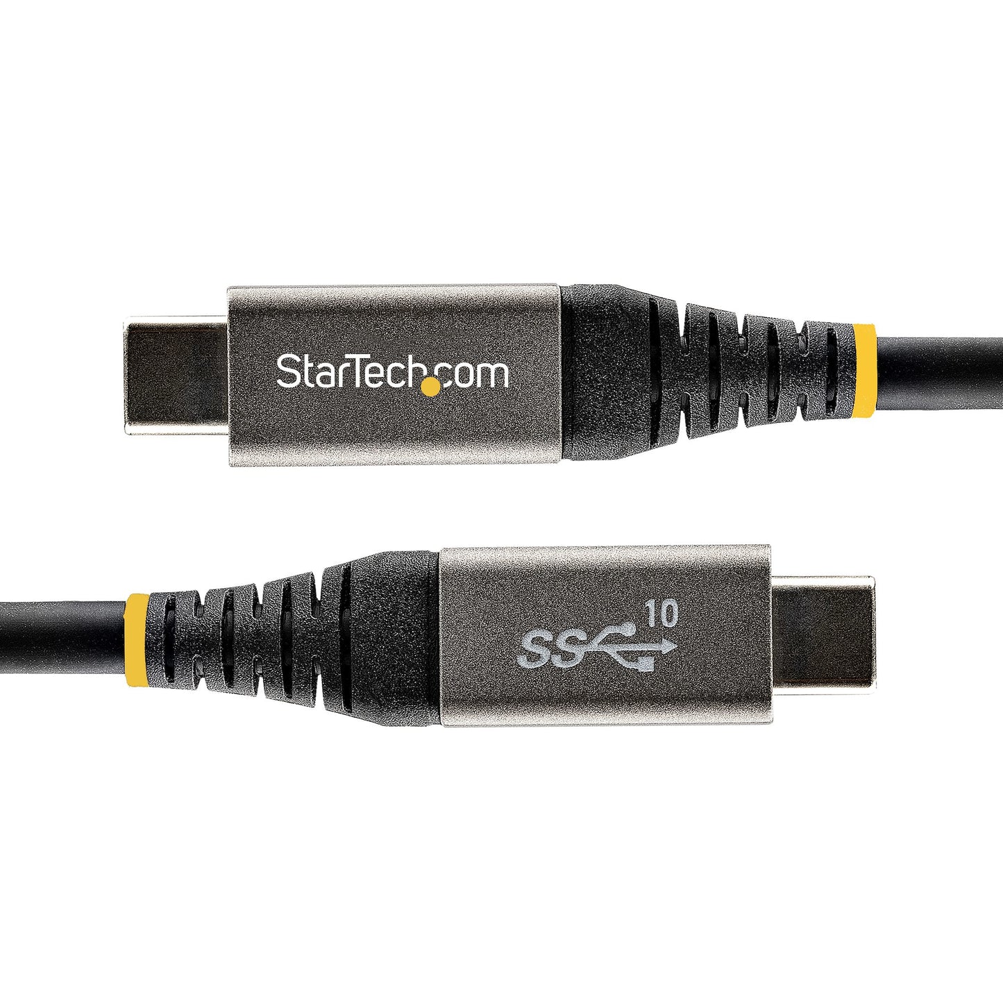 StarTech.com USB31CCV50CM cable USB USB 3.2 Gen 2 (3.1 Gen 2) 0.5 m USB C 10 Gbit/s Gris, Negro