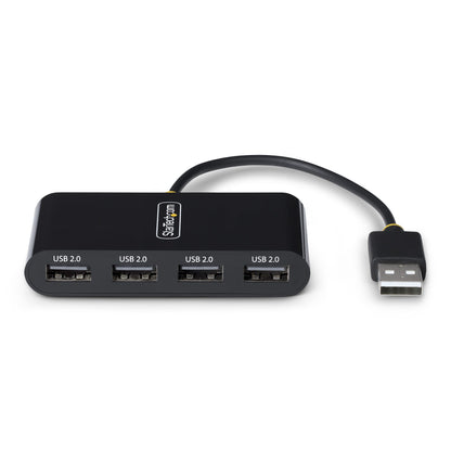 StarTech.com ST4200MINI2-USB-HUB nodo concentrador 480 Mbit/s Negro