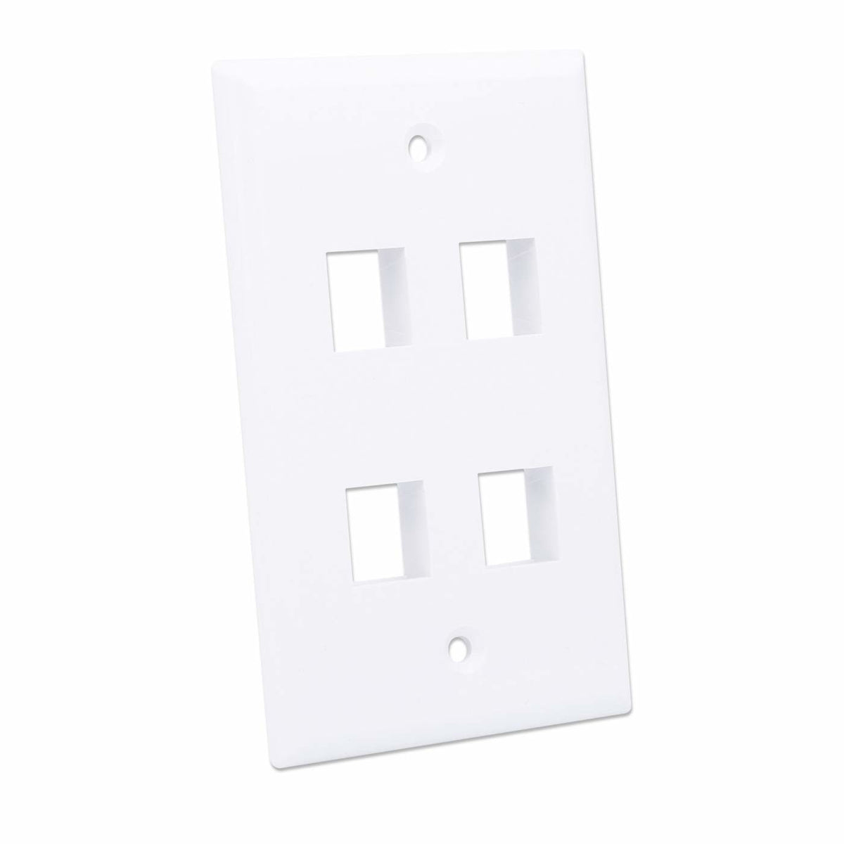 Tapa Intellinet para Caja 4 Perforaciones Color Blanco
