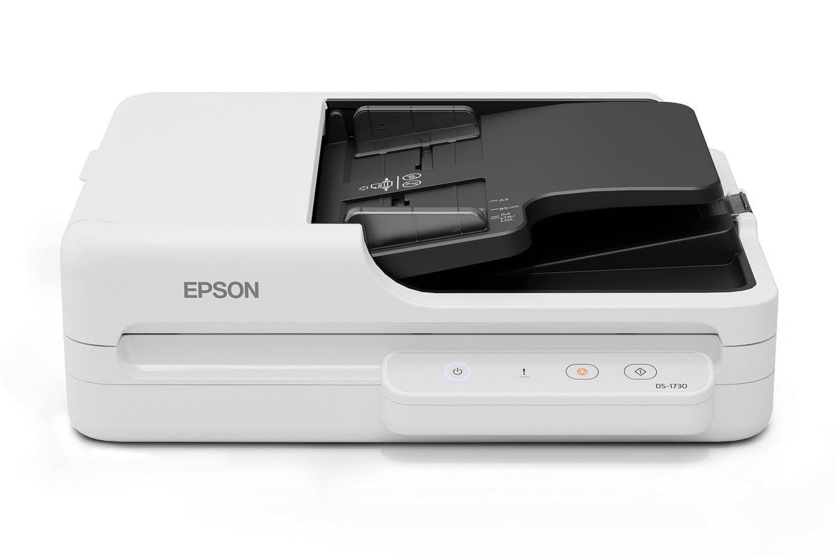 Epson DS-1730 Escáner de base plana y ADF 1200 x 1200 DPI A4 Negro, Blanco