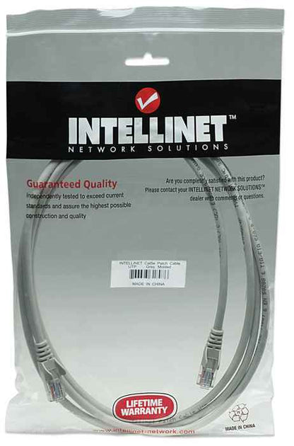 Cable Patch Intellinet 4.2m(14.0f) Cat 5e UTP Color Gris