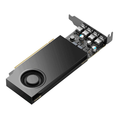 Tarjeta de Video PNY Pro NVIDIA RTX A1000 8GB Low Profile Single Fan GDDR6 PCIe 4.0 4xMini DisplayPort