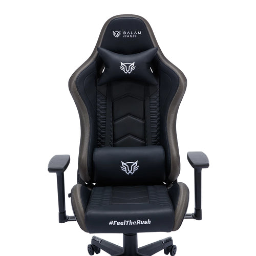 Balam Rush BR-940566 silla para videojuegos Descansabrazo para juego asiento acolchado Negro