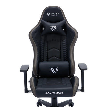 Balam Rush BR-940566 silla para videojuegos Descansabrazo para juego asiento acolchado Negro