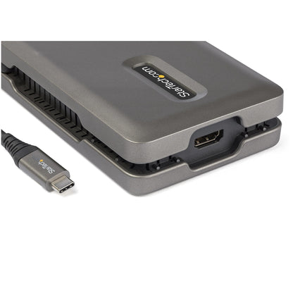 StarTech.com DKT31CSDHPD3 base para laptop o replicador de puertos Alámbrico USB 3.2 Gen 2 (3.1 Gen 2) Type-C Gris
