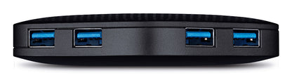 TP-Link UH400 nodo concentrador USB 3.2 Gen 1 (3.1 Gen 1) Type-A 5000 Mbit/s Negro