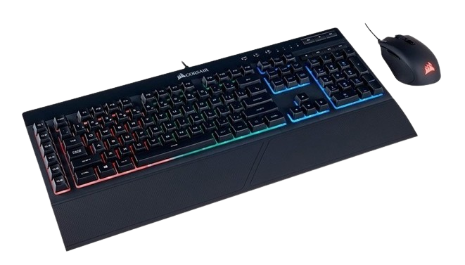 Kit Corsair teclado Gaming K55 RGB / Mouse Harpoon RGB