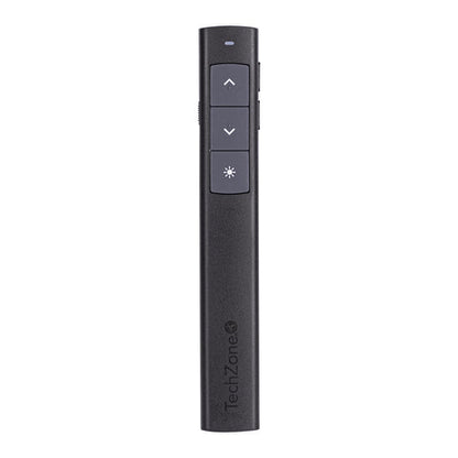 Presentador Láser TechZone con Apuntador 50m Batería AAA 1.5 Vcc Color Negro
