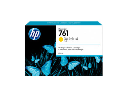 Tinta HP LF 761 Amarillo T7100 DesignJet 400ML