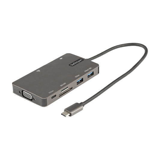 StarTech.com DKT30CHVSDPD base para laptop o replicador de puertos Alámbrico USB 3.2 Gen 1 (3.1 Gen 1) Type-C Gris