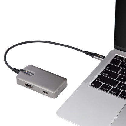 StarTech.com DKT31CHPD3 base para laptop o replicador de puertos Alámbrico USB 3.2 Gen 2 (3.1 Gen 2) Type-C Gris