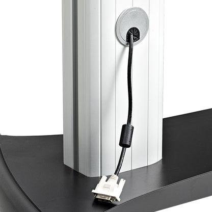 StarTech.com STNDMTVDUO soporte para TV 152.4 cm (60") Negro, Plata