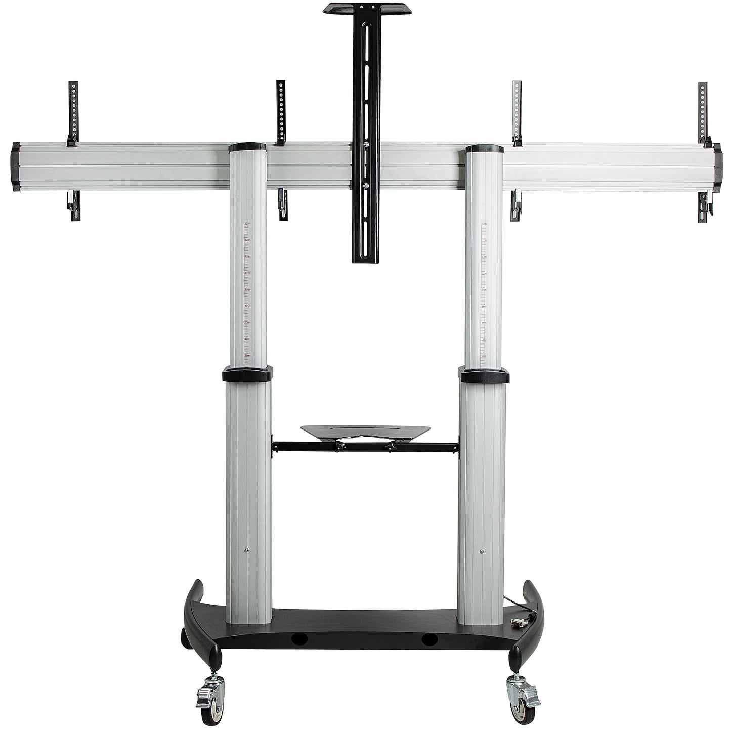 StarTech.com STNDMTVDUO soporte para TV 152.4 cm (60") Negro, Plata